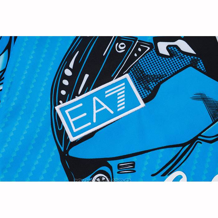 Chandal del Napoli Manga Corta 2025-2026 Azul - Pantalon Corto